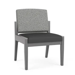 Mason Street Wood Armless Guest Chair in Standard Upholstery