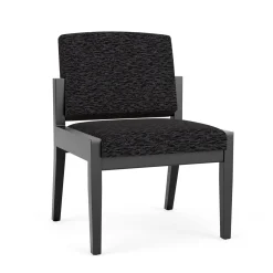Mason Street Wood Armless Guest Chair in Standard Upholstery