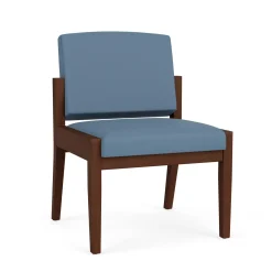 Mason Street Wood Armless Guest Chair in Standard Upholstery