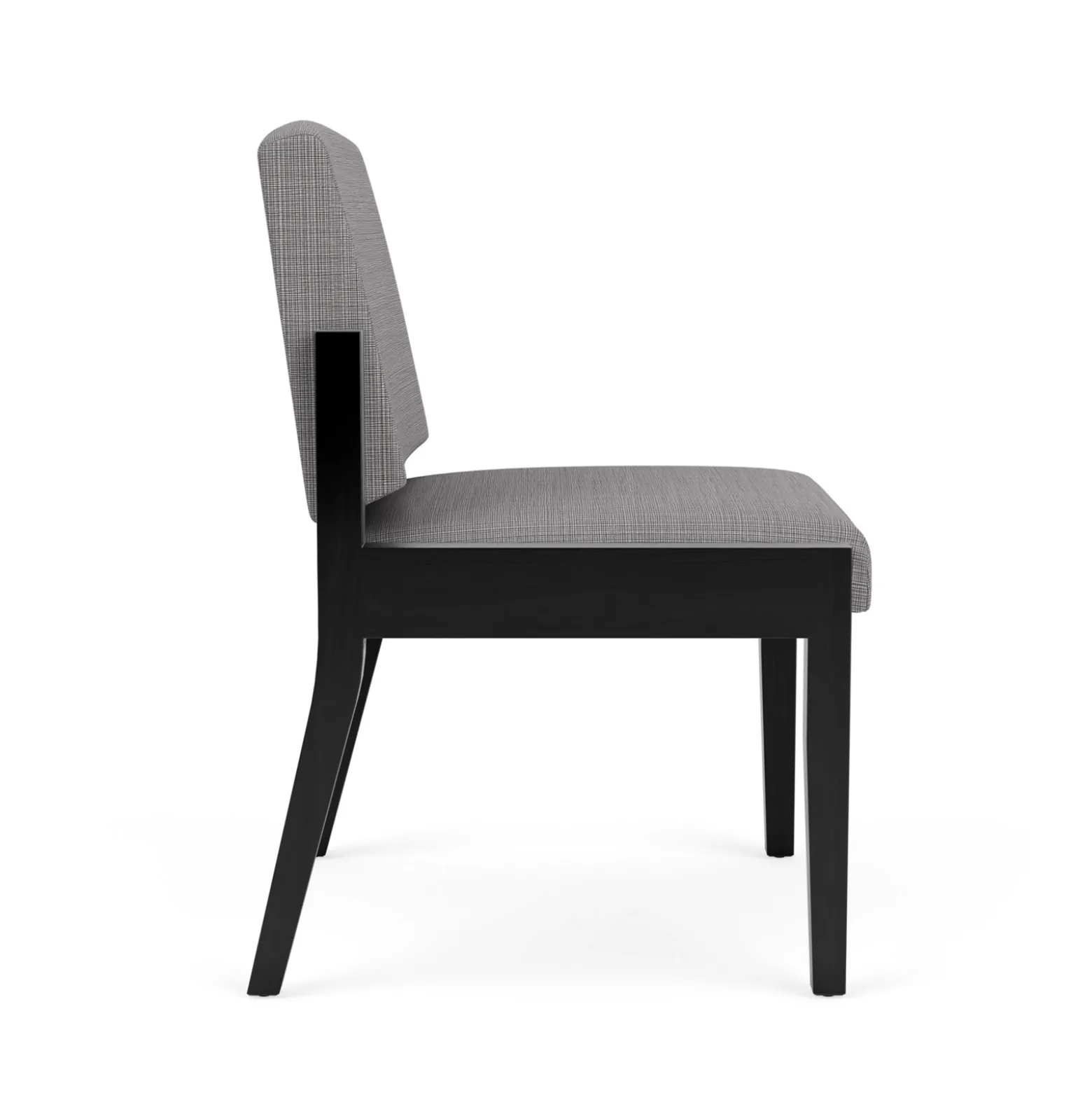 Mason Street Wood Armless Guest Chair in Premium Upholstery