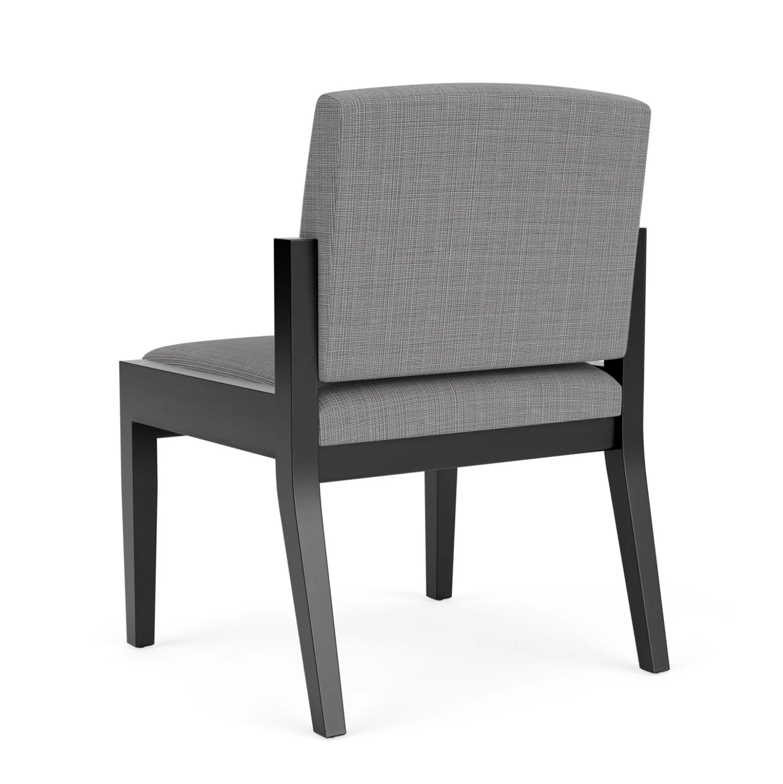 Mason Street Wood Armless Guest Chair in Premium Upholstery