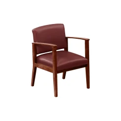 Mason Street Wood Guest Chair in Premium Upholstery