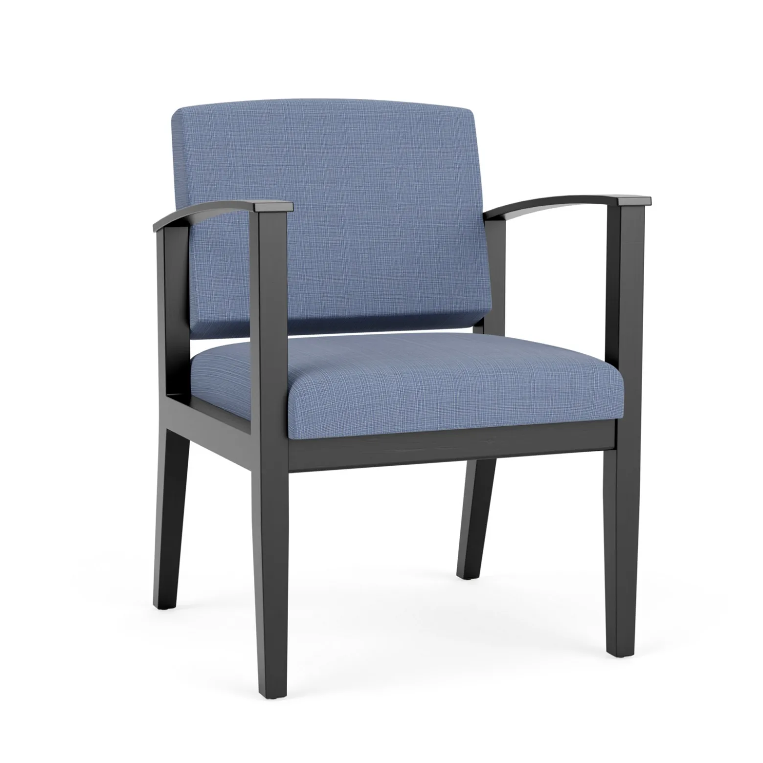 Mason Street Wood Guest Chair in Premium Upholstery