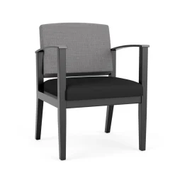 Mason Street Wood Guest Chair in Premium Upholstery