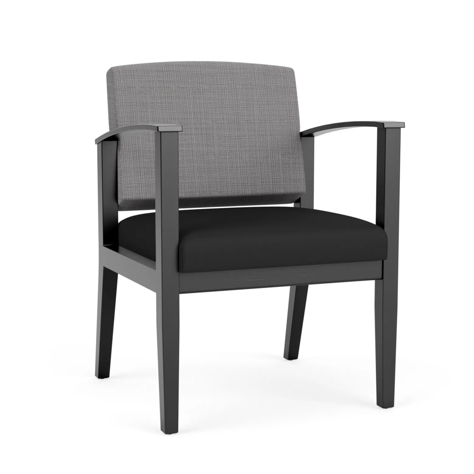 Mason Street Wood Guest Chair in Premium Upholstery