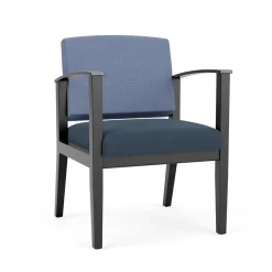 Mason Street Wood Guest Chair in Premium Upholstery