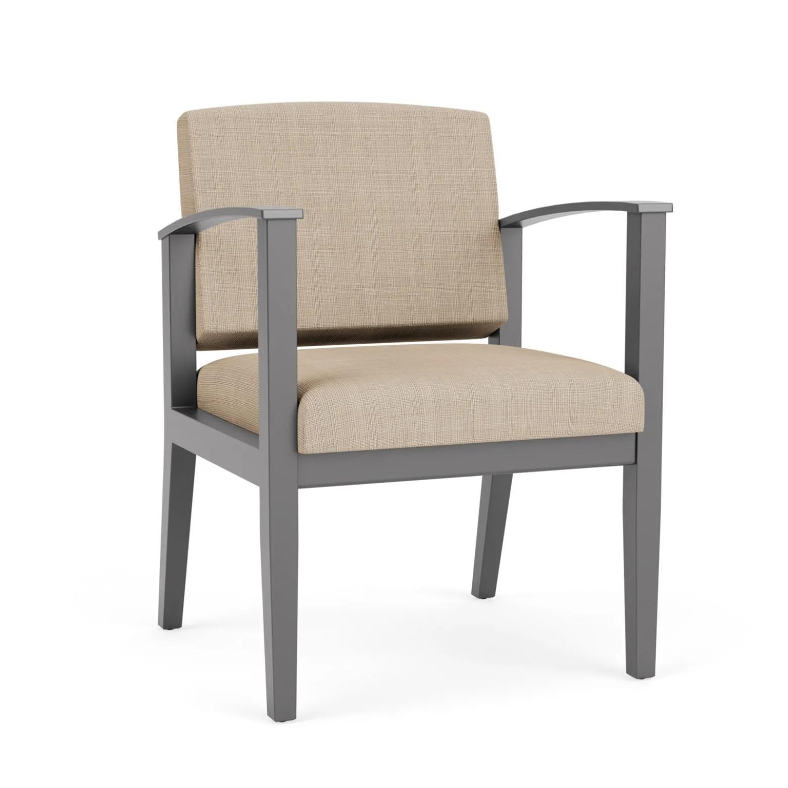 Mason Street Wood Guest Chair in Premium Upholstery