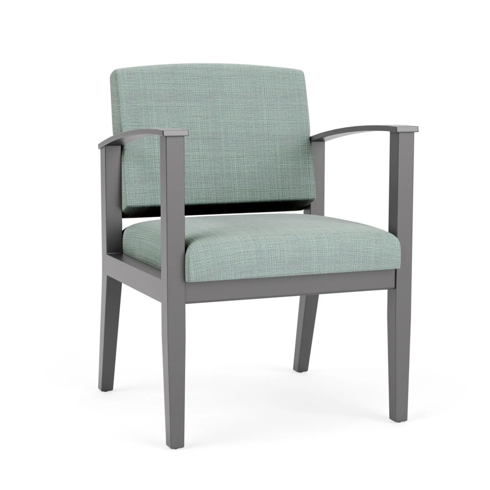 Mason Street Wood Guest Chair in Premium Upholstery