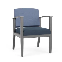 Mason Street Wood Guest Chair in Premium Upholstery