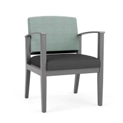 Mason Street Wood Guest Chair in Premium Upholstery