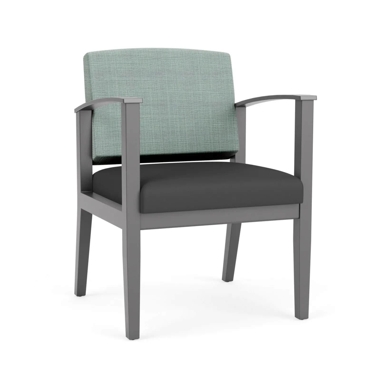 Mason Street Wood Guest Chair in Premium Upholstery