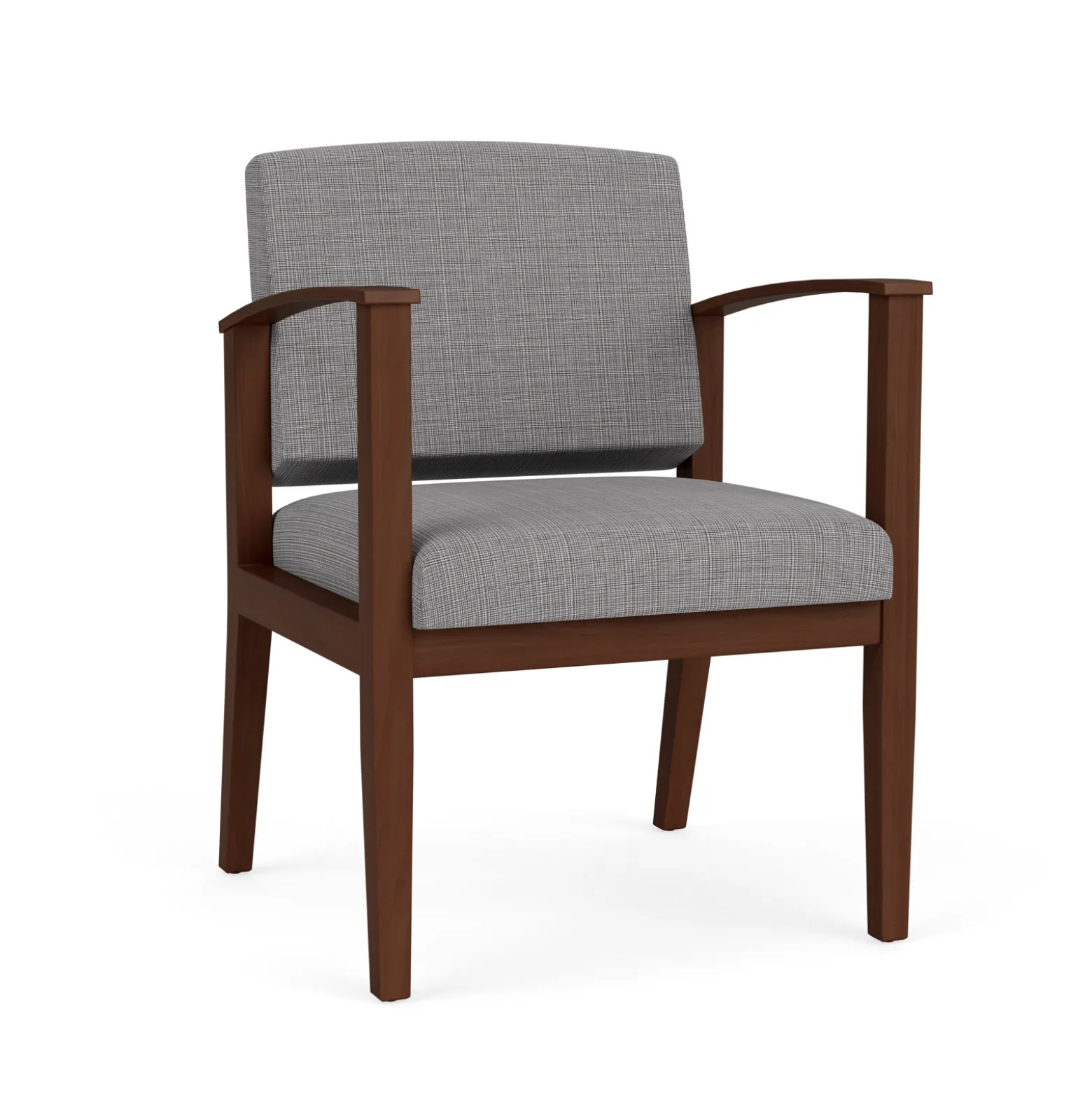 Mason Street Wood Guest Chair in Premium Upholstery