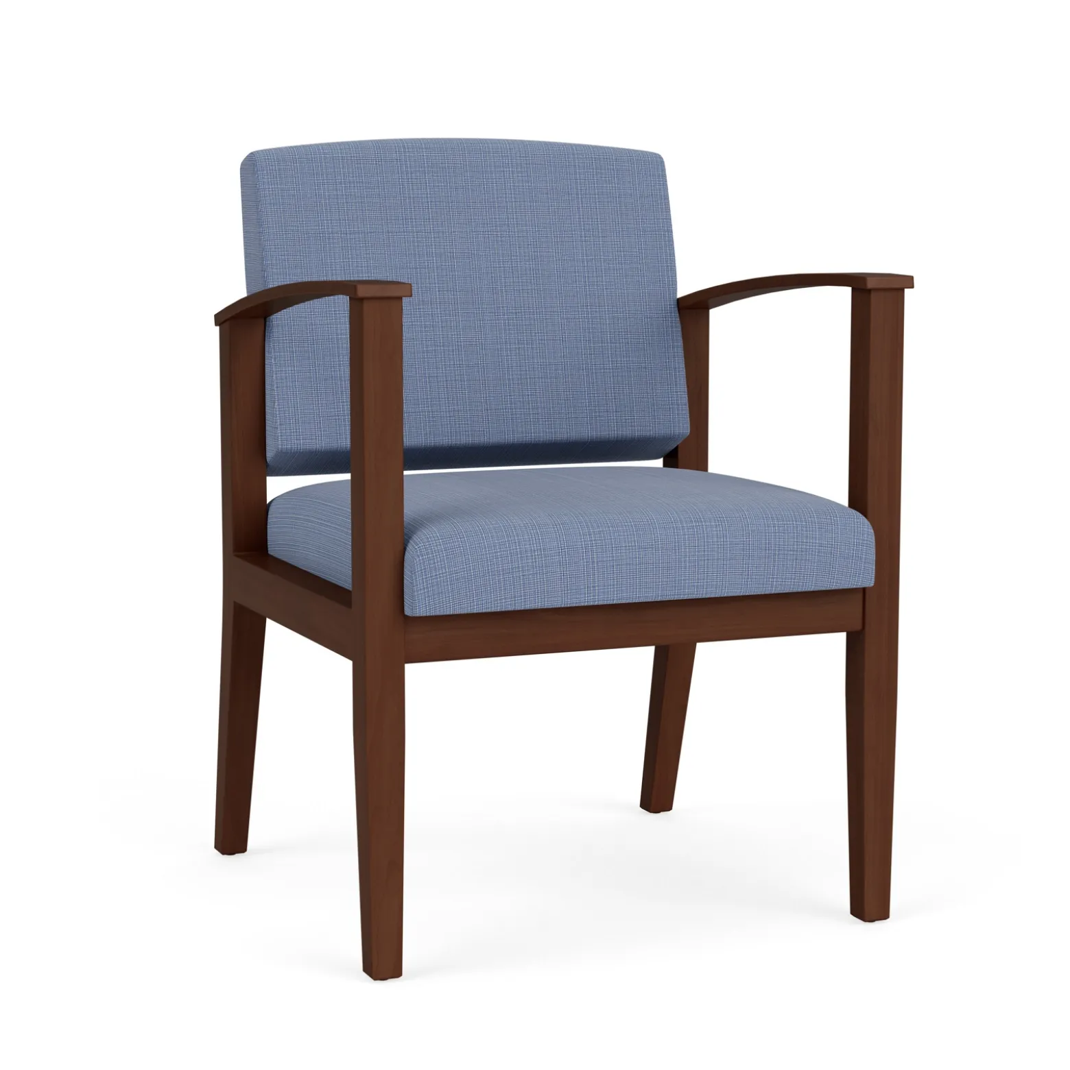 Mason Street Wood Guest Chair in Premium Upholstery