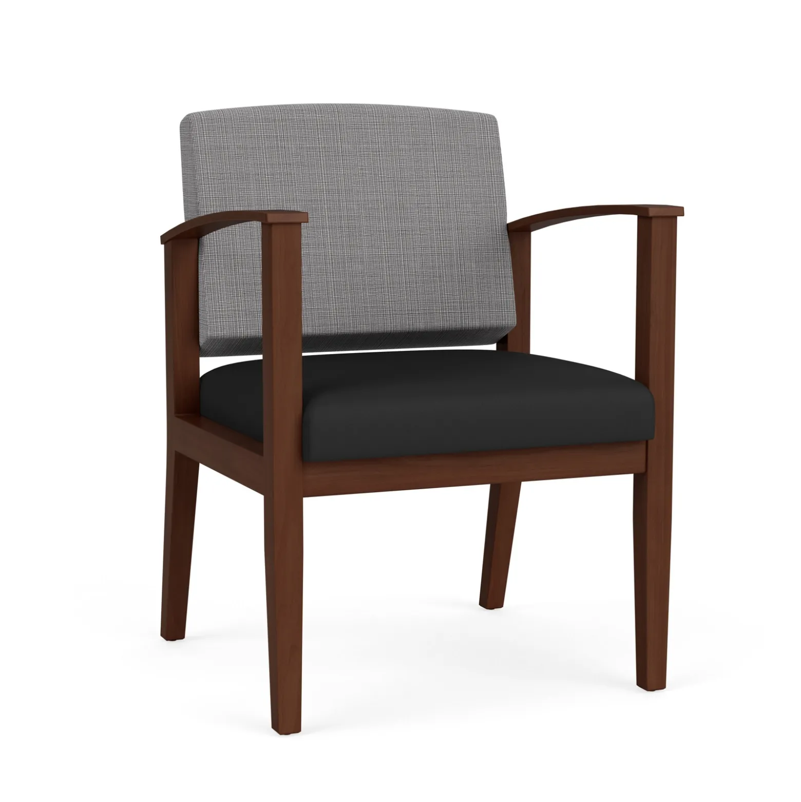 Mason Street Wood Guest Chair in Premium Upholstery