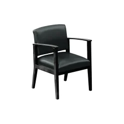 Mason Street Wood Guest Chair in Premium Upholstery