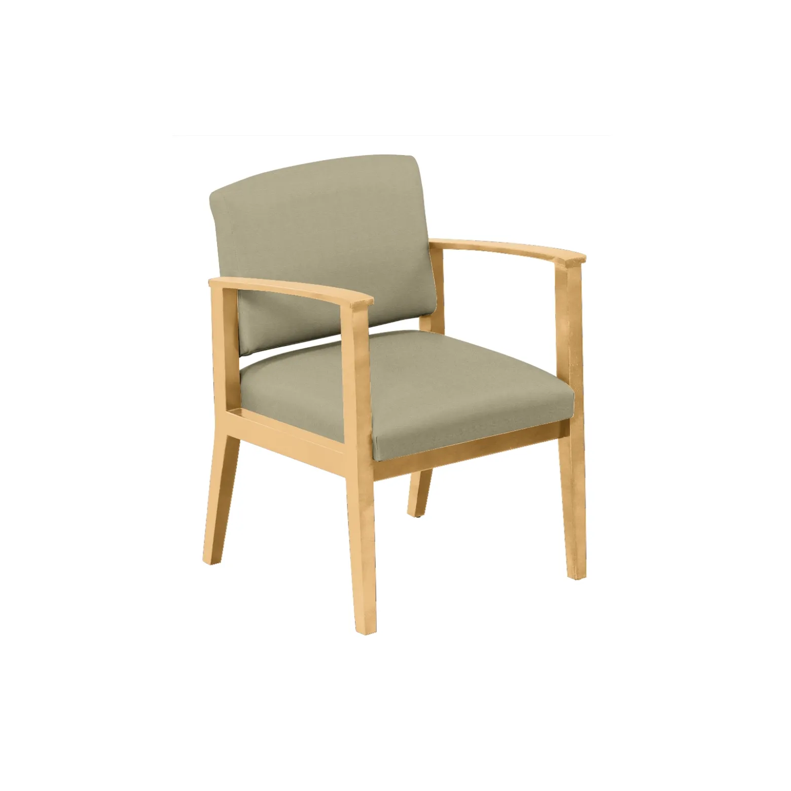 Mason Street Wood Guest Chair in Standard Upholstery