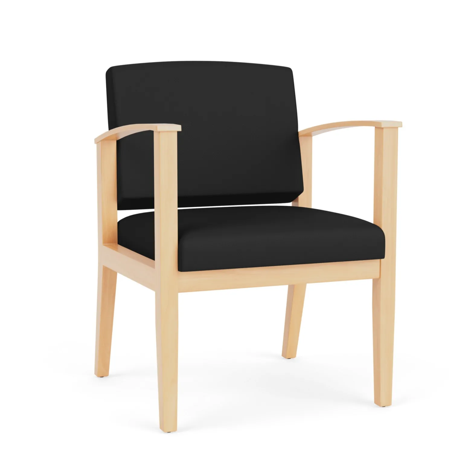 Mason Street Wood Guest Chair in Standard Upholstery