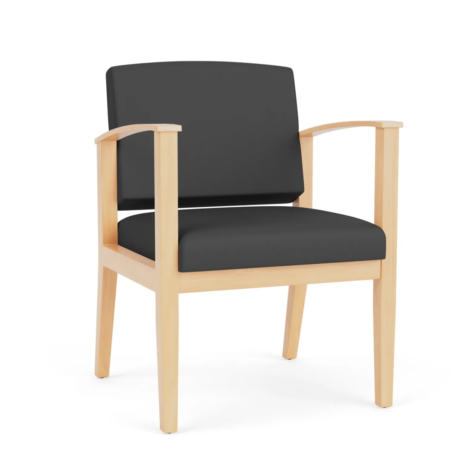 Mason Street Wood Guest Chair in Standard Upholstery