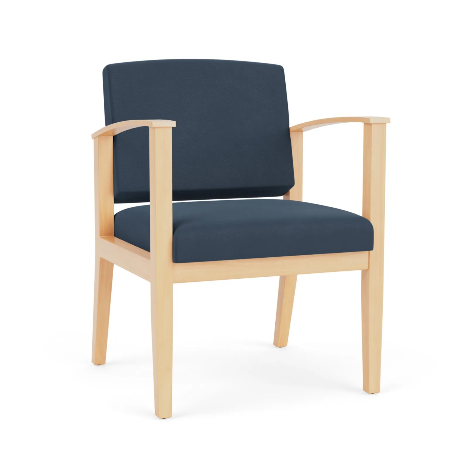 Mason Street Wood Guest Chair in Standard Upholstery