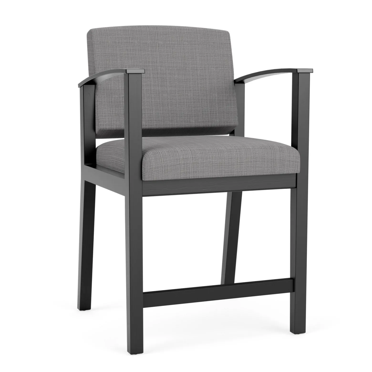 Mason Street Wood Hip Chair in Premium Upholstery