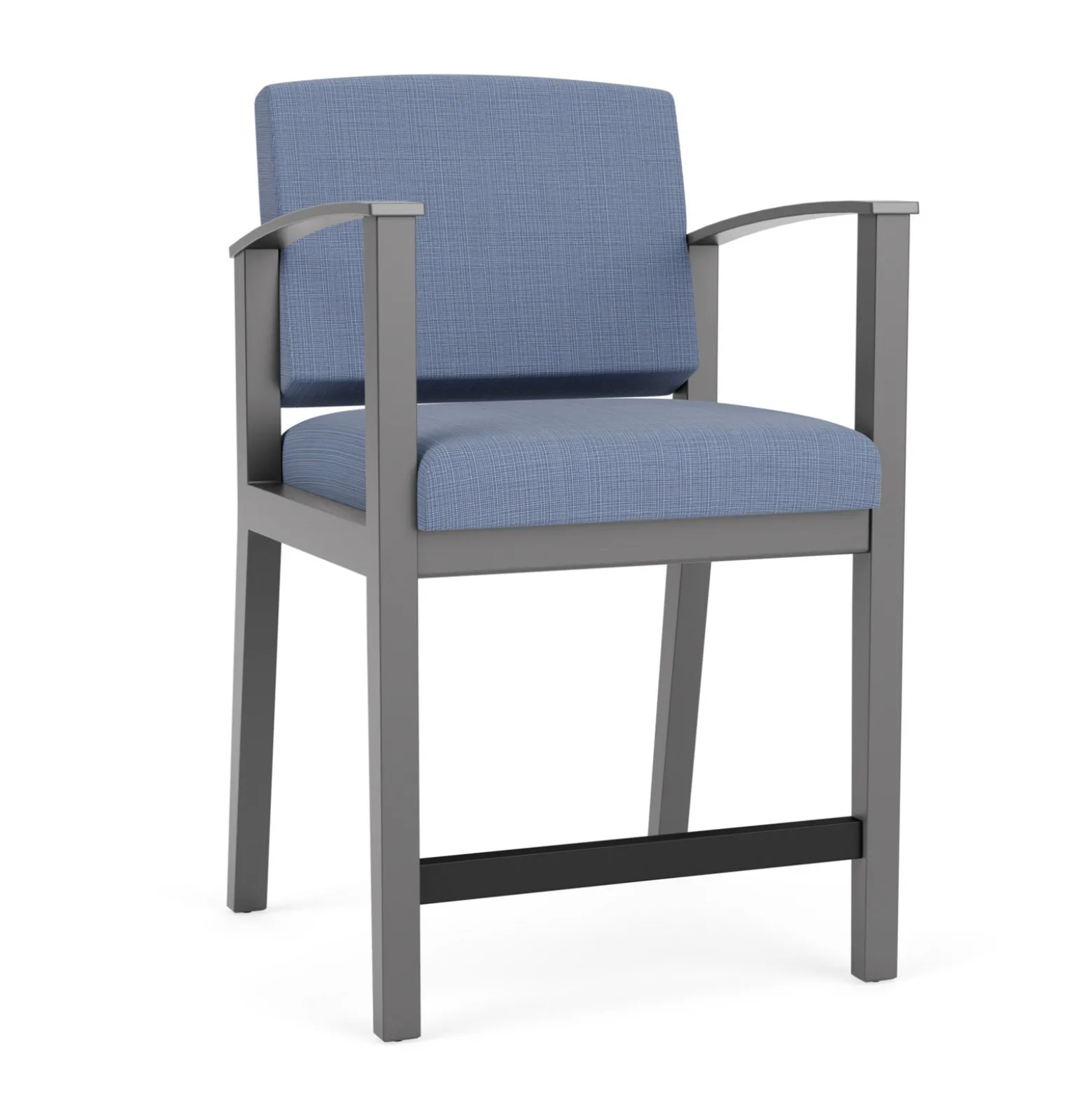 Mason Street Wood Hip Chair in Premium Upholstery