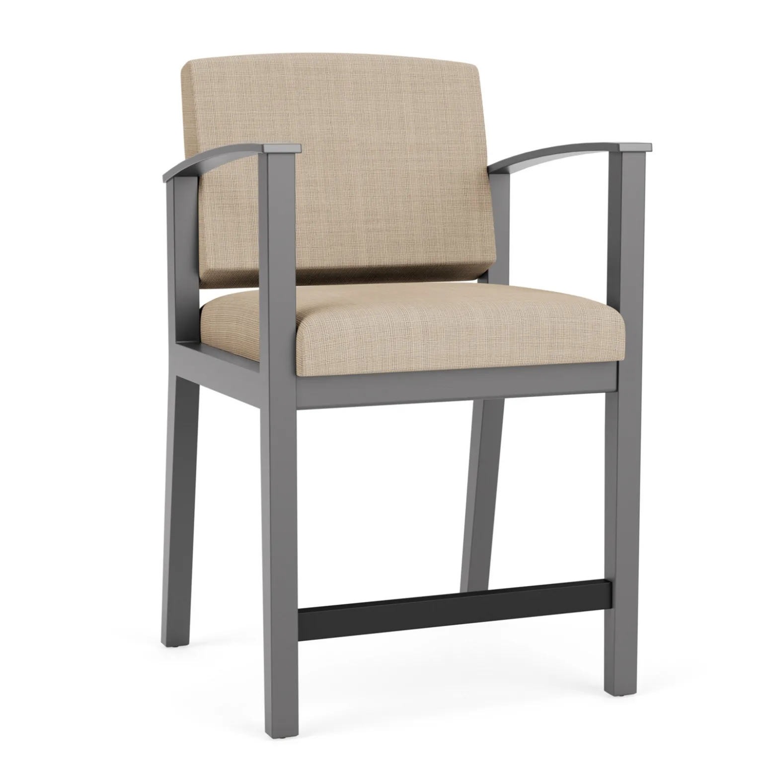 Mason Street Wood Hip Chair in Premium Upholstery