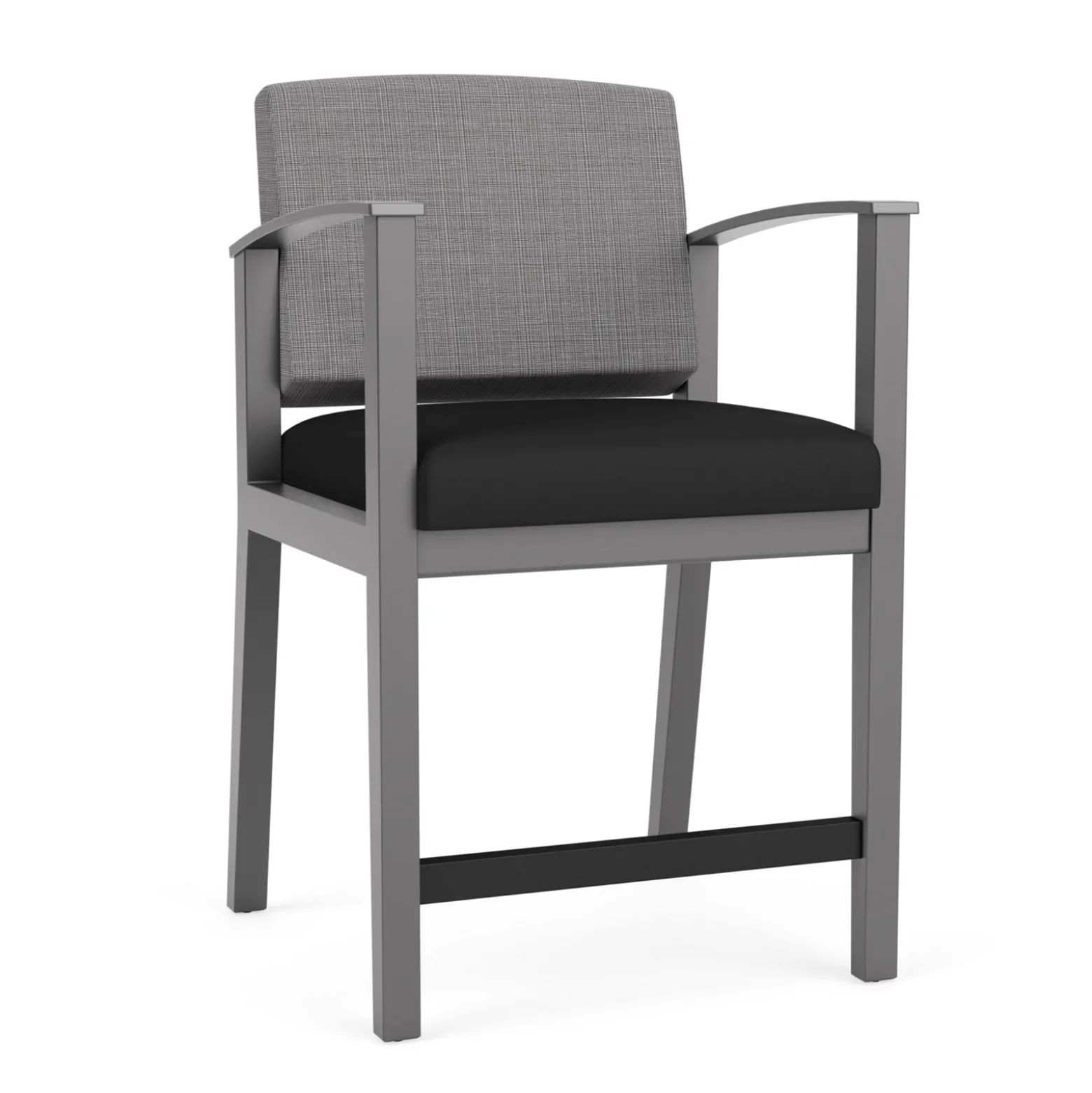 Mason Street Wood Hip Chair in Premium Upholstery