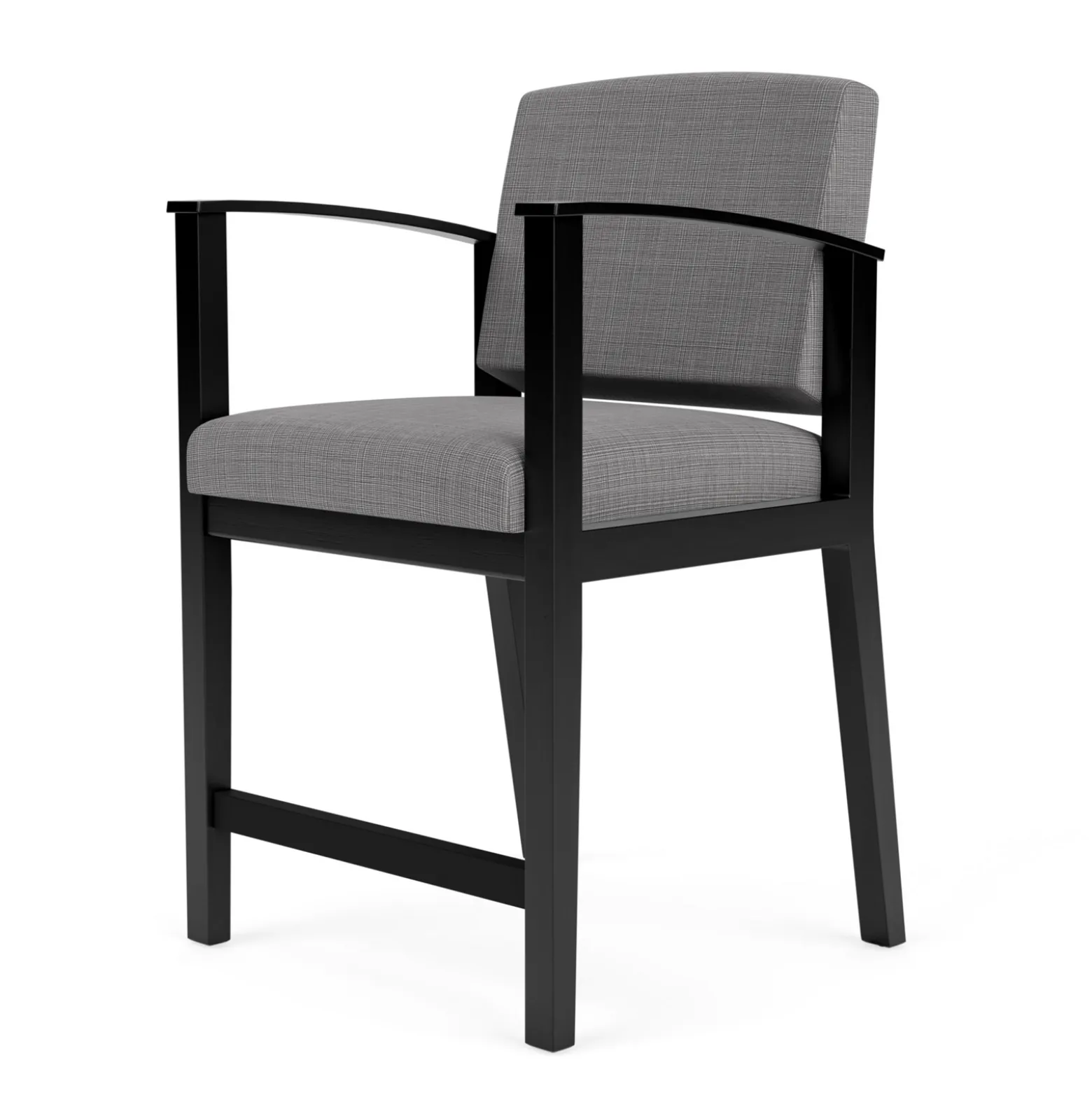 Mason Street Wood Hip Chair in Premium Upholstery