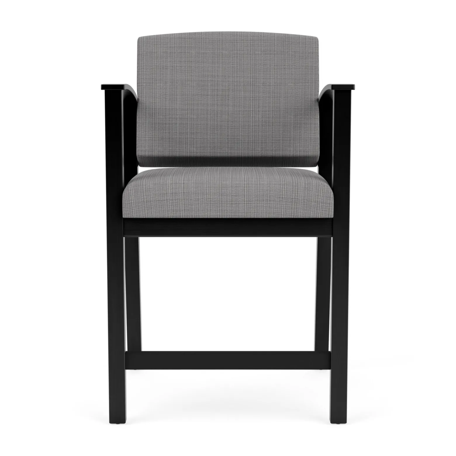 Mason Street Wood Hip Chair in Premium Upholstery