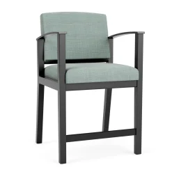 Mason Street Wood Hip Chair in Premium Upholstery