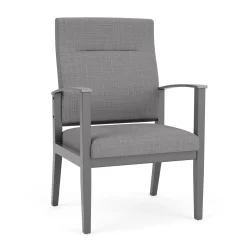 Mason Street Wood Oversize Patient Chair in Premium Upholstery
