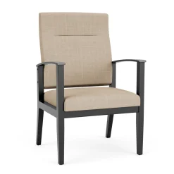 Mason Street Wood Oversize Patient Chair in Premium Upholstery