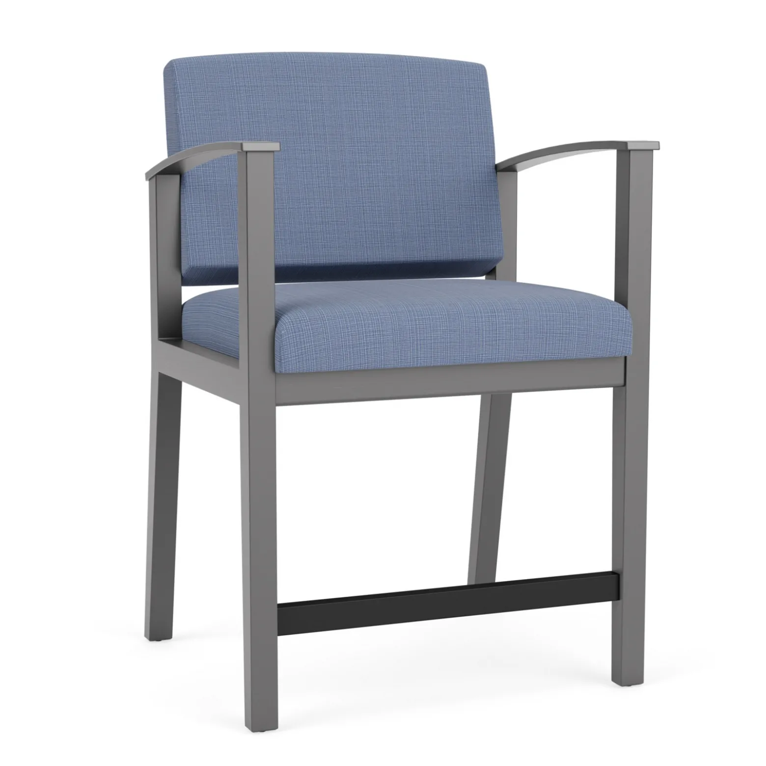 Mason Street Wood Oversize Hip Chair in Premium Upholstery