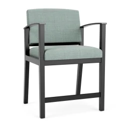Mason Street Wood Oversize Hip Chair in Premium Upholstery