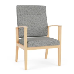 Mason Street Wood Oversize Patient Chair in Standard Upholstery