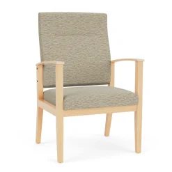 Mason Street Wood Oversize Patient Chair in Standard Upholstery