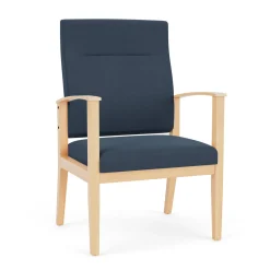 Mason Street Wood Oversize Patient Chair in Standard Upholstery
