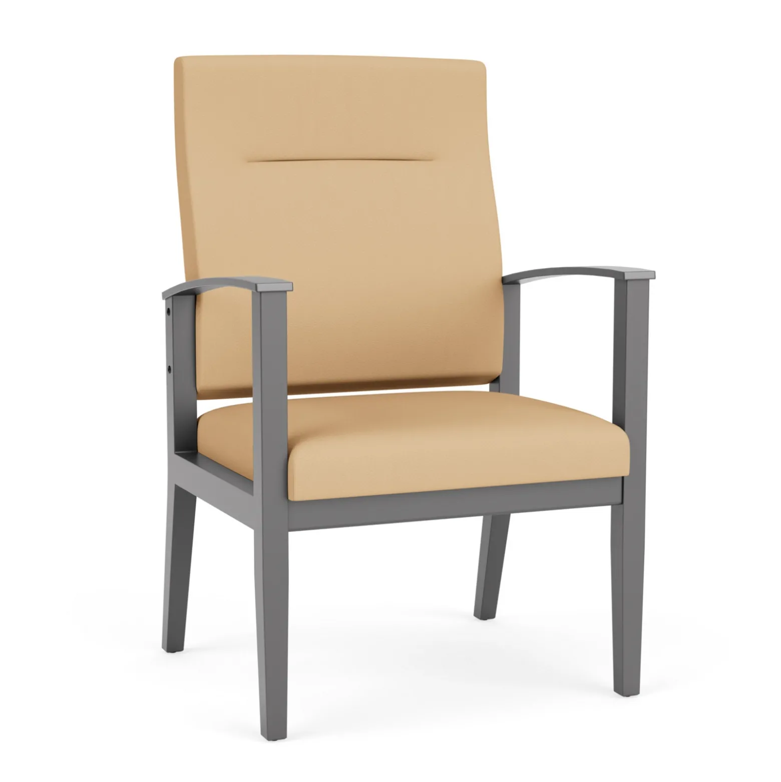 Mason Street Wood Oversize Patient Chair in Standard Upholstery