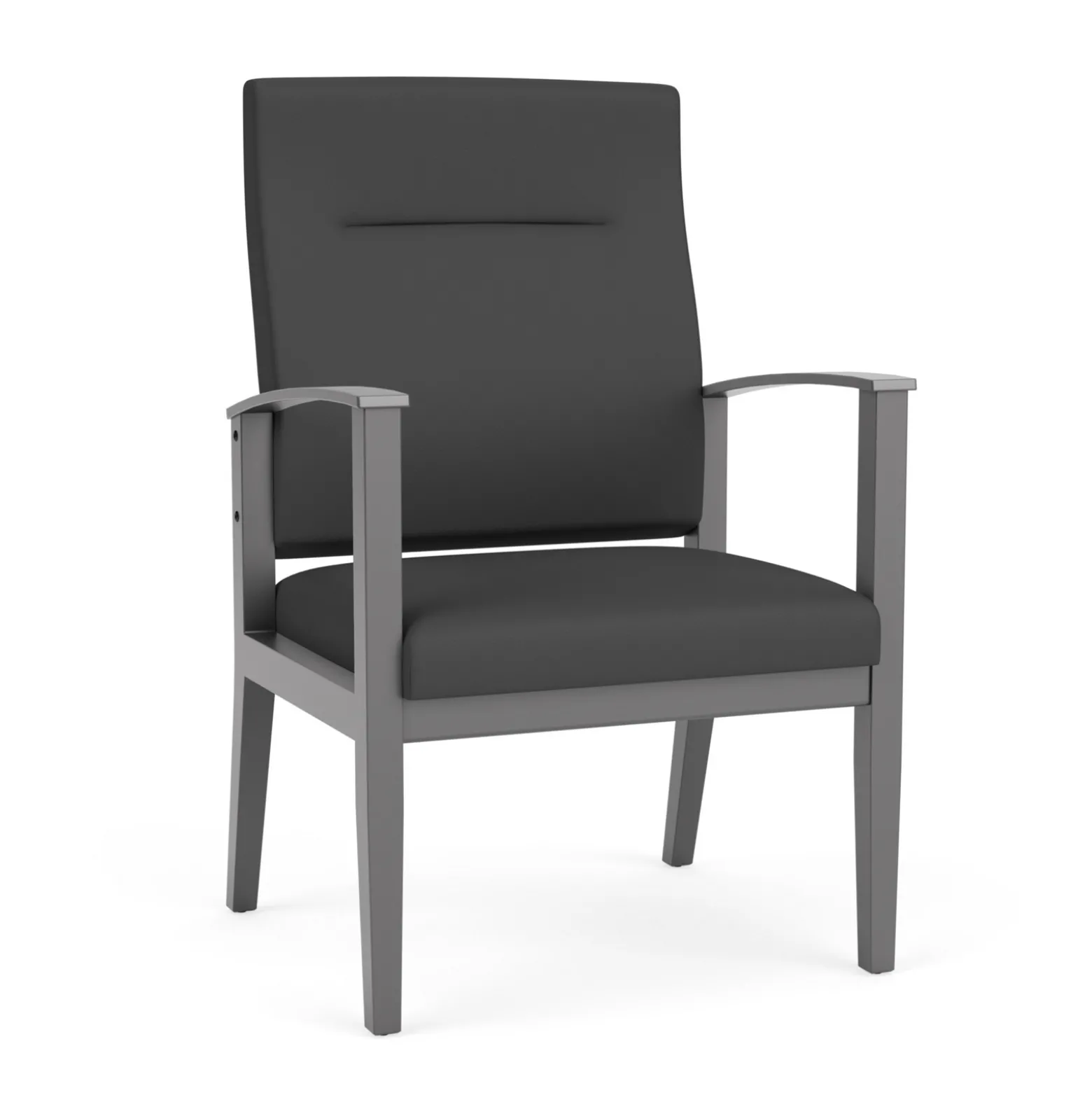 Mason Street Wood Oversize Patient Chair in Standard Upholstery