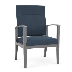 Mason Street Wood Oversize Patient Chair in Standard Upholstery