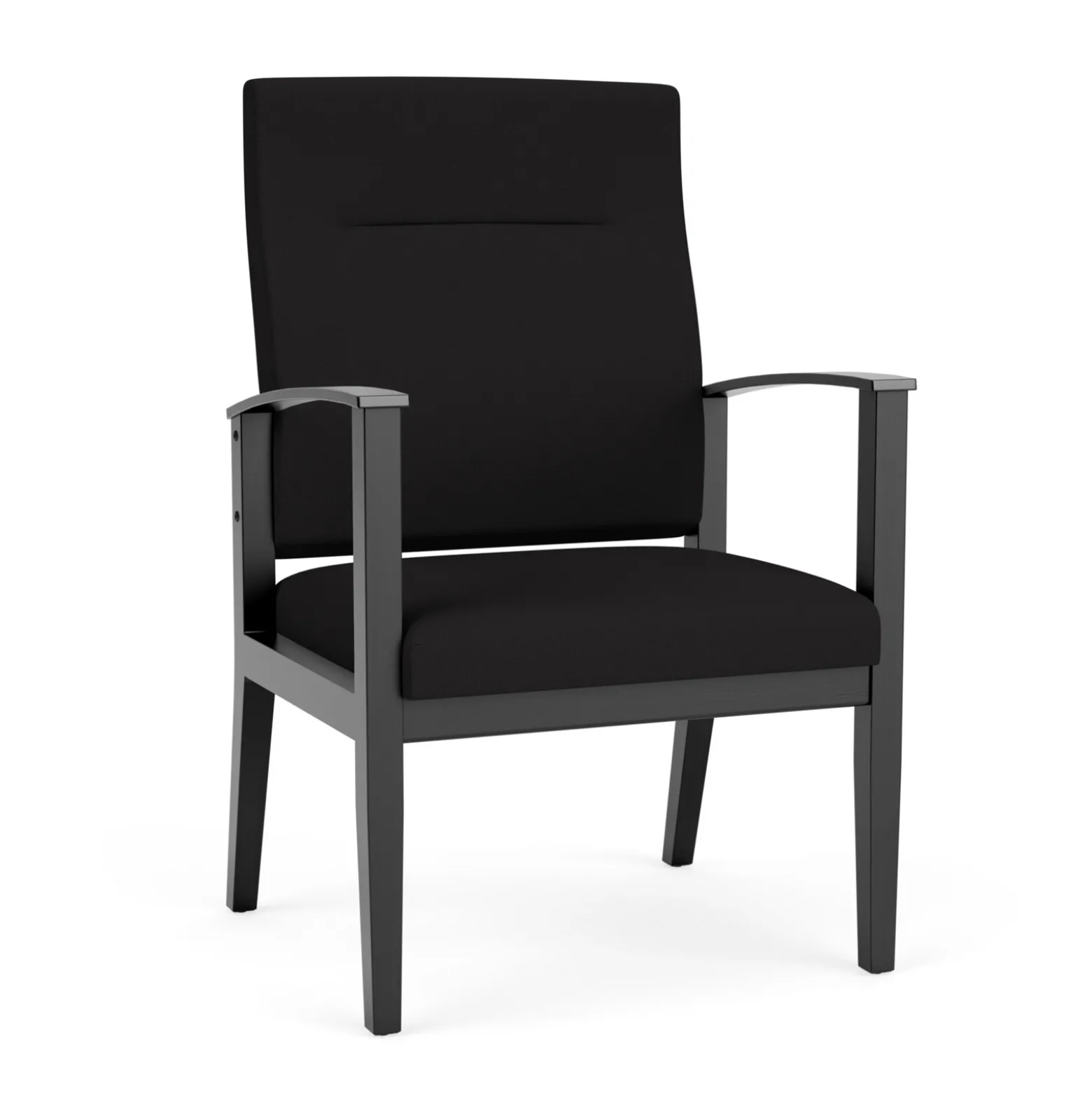 Mason Street Wood Oversize Patient Chair in Standard Upholstery