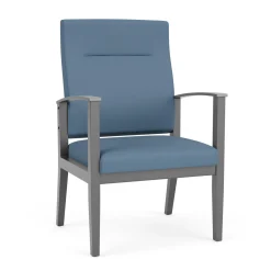 Mason Street Wood Oversize Patient Chair in Standard Upholstery