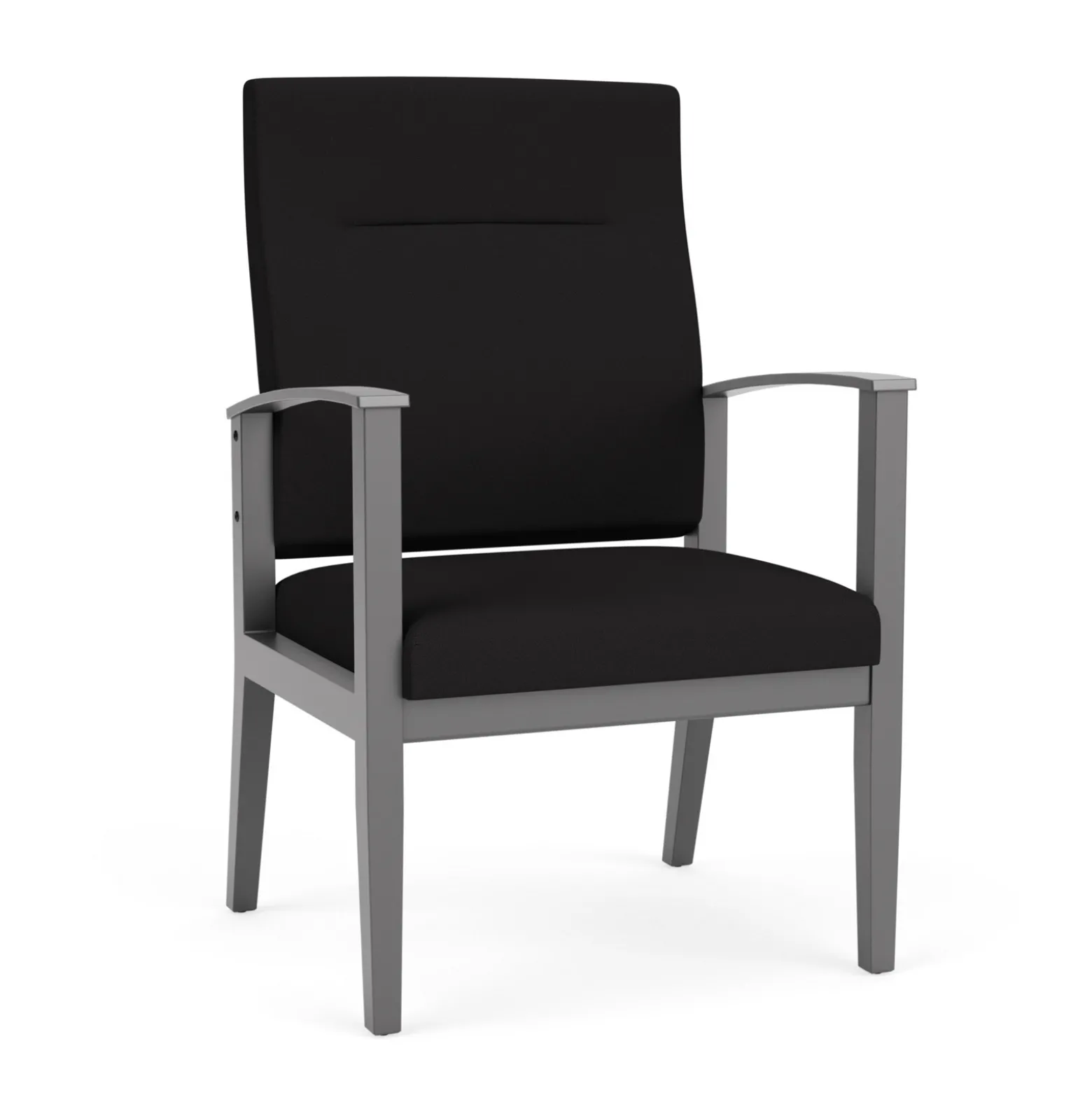 Mason Street Wood Oversize Patient Chair in Standard Upholstery