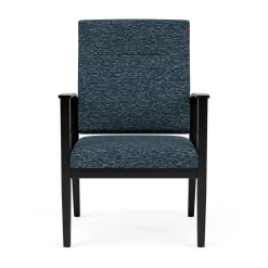 Mason Street Wood Oversize Patient Chair in Standard Upholstery