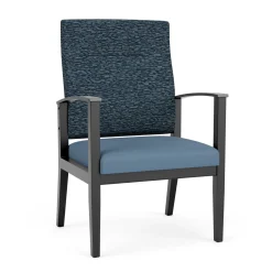 Mason Street Wood Oversize Patient Chair in Standard Upholstery