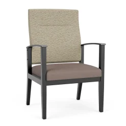 Mason Street Wood Oversize Patient Chair in Standard Upholstery