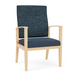 Mason Street Wood Oversize Patient Chair in Standard Upholstery