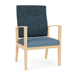 Mason Street Wood Oversize Patient Chair in Standard Upholstery