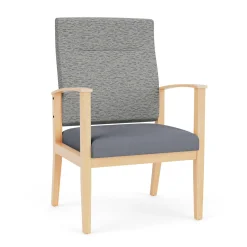 Mason Street Wood Oversize Patient Chair in Standard Upholstery