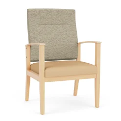 Mason Street Wood Oversize Patient Chair in Standard Upholstery